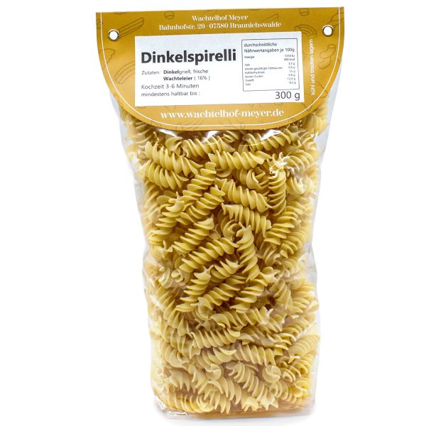 Meyer’s Wachtelei-Teigwaren Dinkelspirelli 300 g